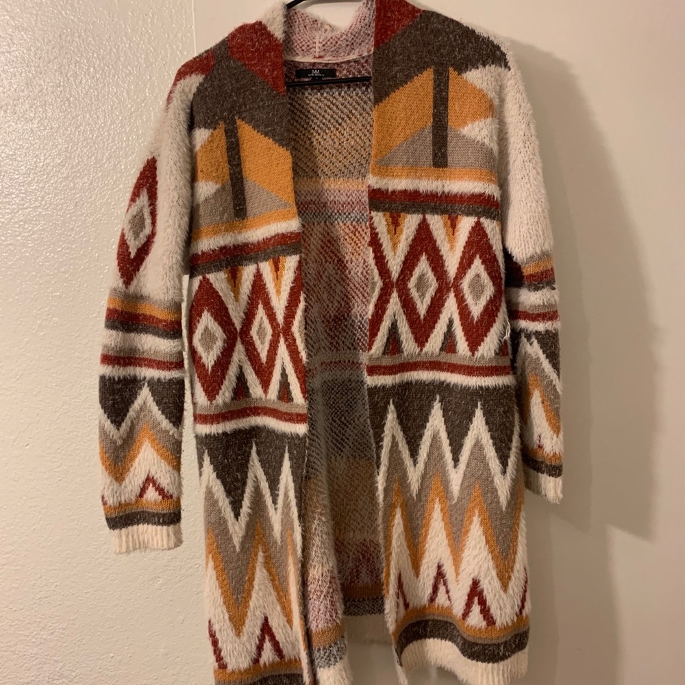 Warm boho sweater